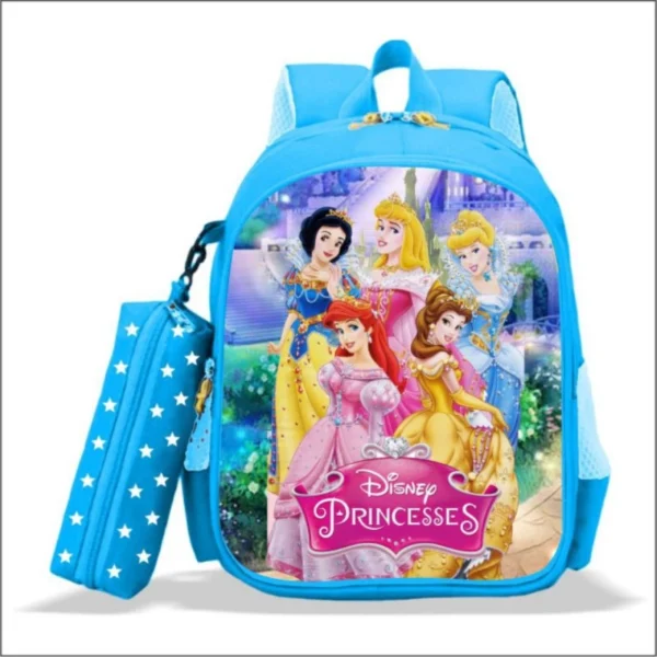 Princess 2in1 Kindergarten And Elementary School Girls School Backpack