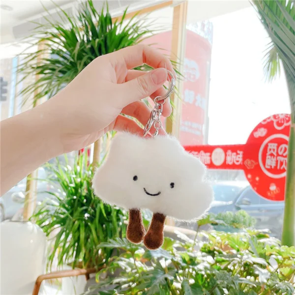 Cute Cloud Keychain
