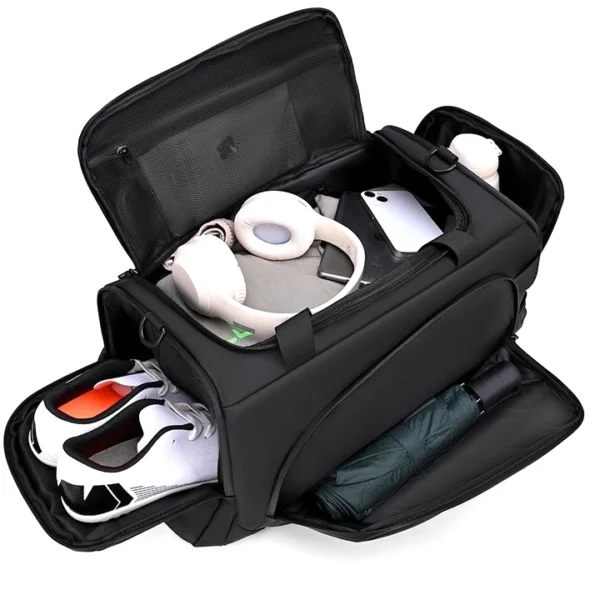 my-11134207-7rasa-m8gescus21pw0e Water Resistant Pu Leather Gym Bag