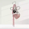 Women Y2K Bow Heart Bag Charm