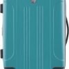 Travelers Club Chicago Hardside Expandable Spinner Luggage Teal 20 CarryOn